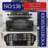 S-Line Black Show Grill 83G853651BCKA Compatible With Audi Q3 83 (2020-2024) Tag No.138